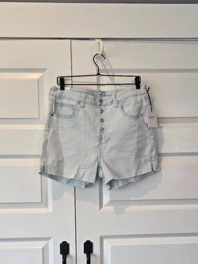 NWT: Oat NY Button Fly High-Rise Denim Short Size: 31